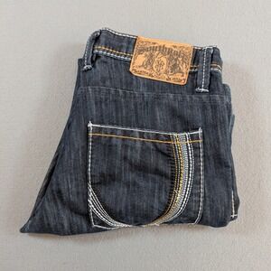 Southpole Relaxed Fit Jeans Mens 34 Contrast Stitch Y2K Streetwear Vintage